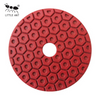 Honeycomb Almohadilla de pulido húmedo rojo para mármol Granito Piedra Natural Piedra Sintética Concreto