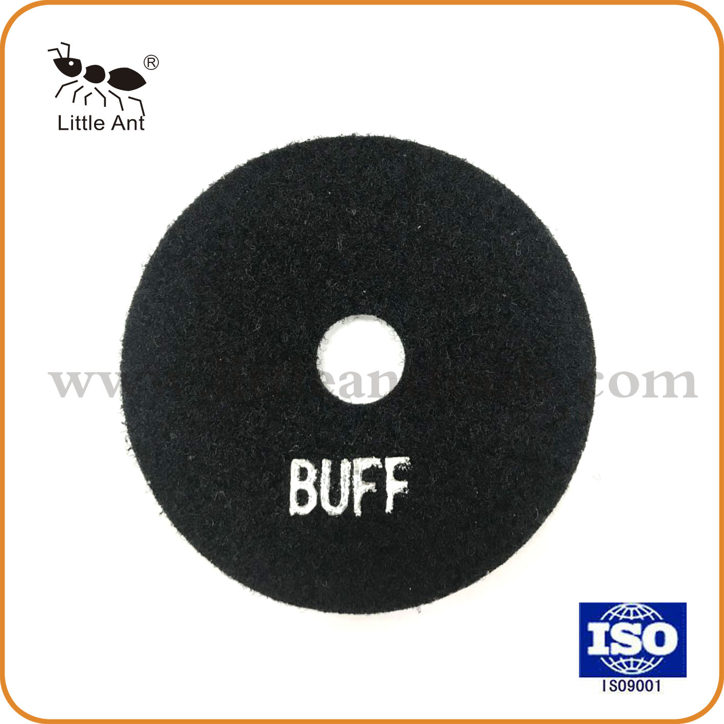 Pequeñas almohadillas de pulido húmedo húmedo de hormigas blancas o negras para el hormigón de piedra aire y polaco 