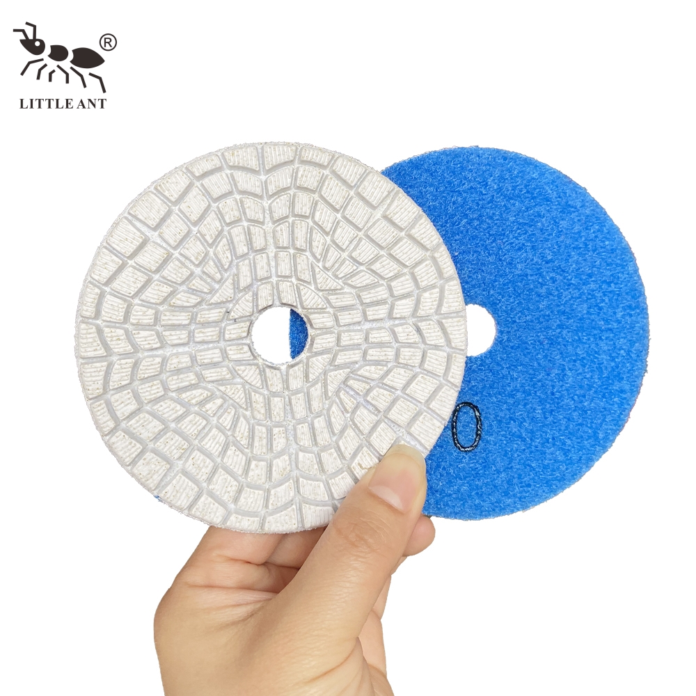 Almohadillas de pulido húmedo de diamante de 3-5 pasos de diamante de 3 mm de 3 mm para granito de mármol de piedra