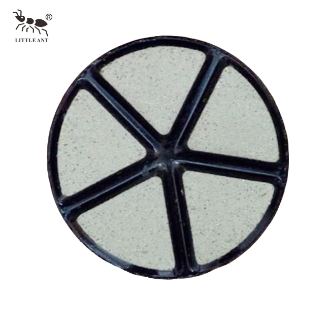 Pequeña almohadilla de pulido de la resina de la hormiga 5 segmentos para baldosas de porcelana de cerámica Terrazón 
