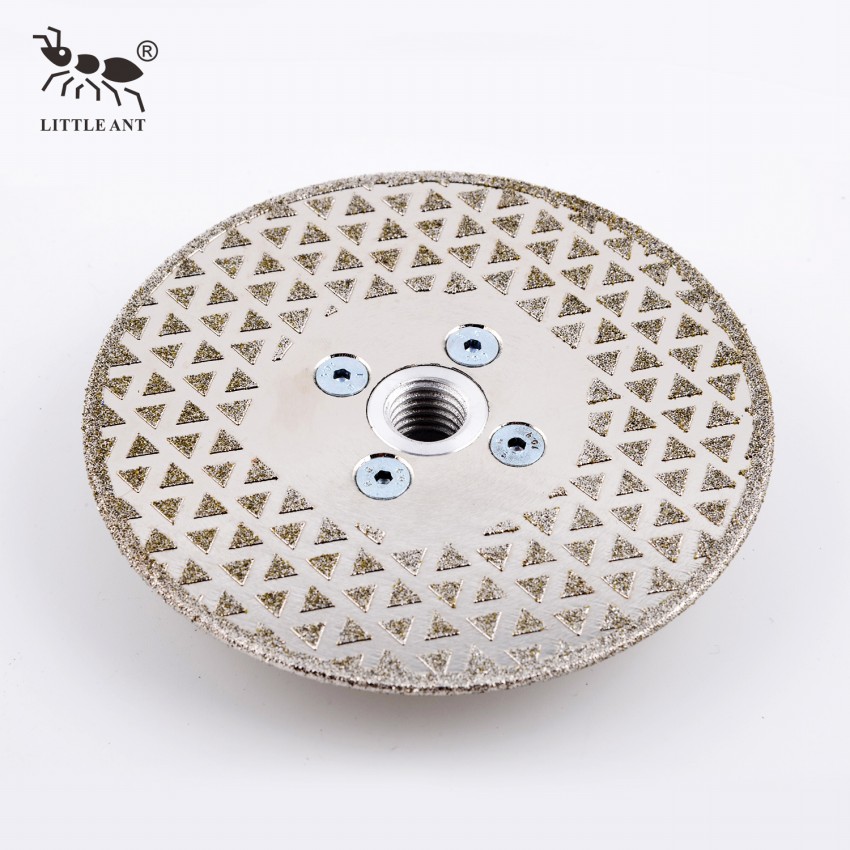 Cuchilla de sierra electroplacada de diamante con brida para cerámica de baldosas de mármol