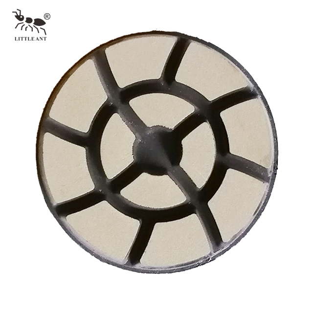 Almohadilla de pulido de piso de resina de doble fila para herramienta eléctrica Granito Mármol Terrazo Cuarzo