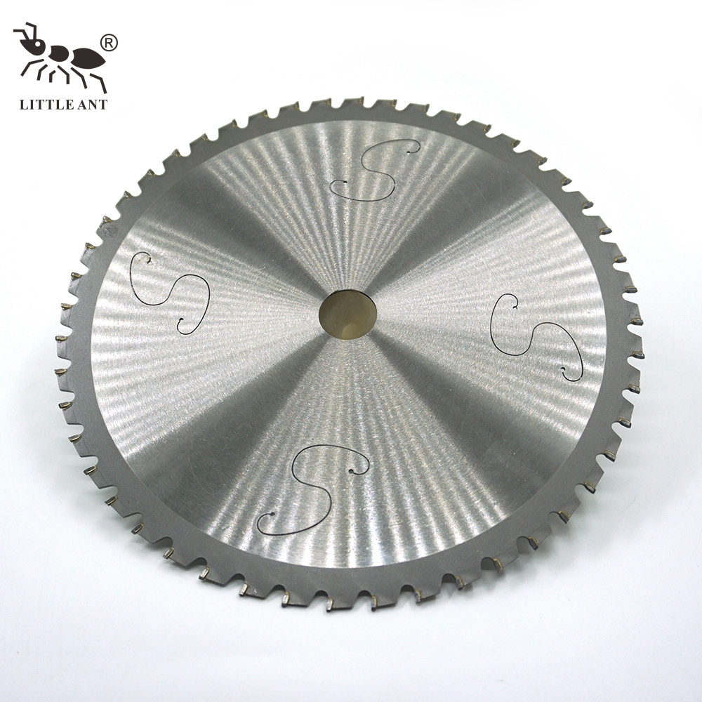 Hoja de sierra circular para corte de metal TCT de hierro 48T de 10 pulgadas para hierro de acero