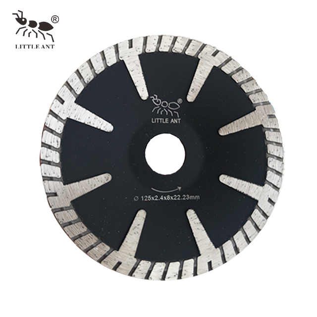 Diamante Concave Y Segmento Turbo Hoja para granito Concreto de arenisca